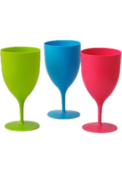 6 Adet 6 Adet/takım Yüksek Kaliteli Plastik Şarap Bardağı Kadeh Kokteyl Şampanya Bardakları Piknik (Yurt Dışından)