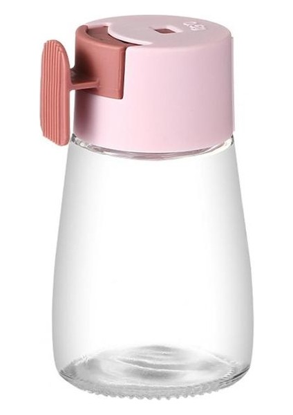 Pembe Dayanıklı Baharat Dispenseri Toz Geçirmez Baharat Şişesi Neme Dayanıklı Yaygın Olarak Kullanılan Kantitatif Baharat Kavanoz Çeşni Kabı (Yurt Dışından)