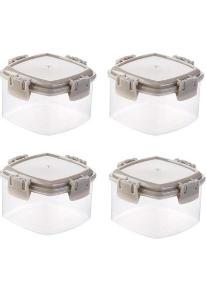 Stil 2 4 Adet Plastik Sos Sıkılabilir Şişe Mini Baharat Kutusu Salata Sosu Kapları Açık Taşınabilir Barbekü Baharat Kavanoz Mutfak Aracı (Yurt Dışından)