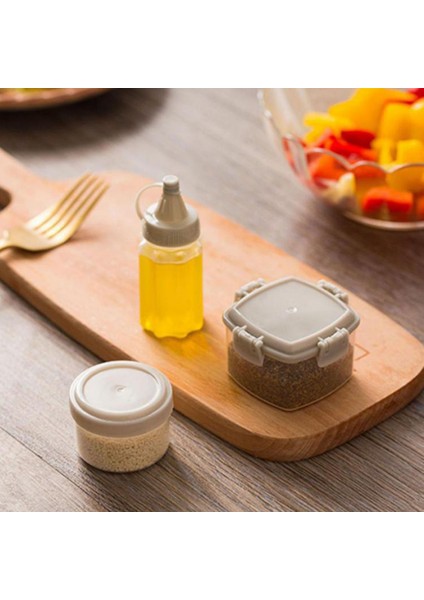 Stil 2 4 Adet Plastik Sos Sıkılabilir Şişe Mini Baharat Kutusu Salata Sosu Kapları Açık Taşınabilir Barbekü Baharat Kavanoz Mutfak Aracı (Yurt Dışından) indirimleri