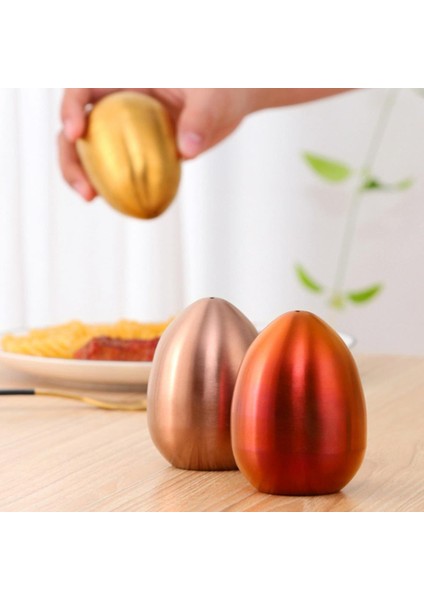 Sihirli Renk Tuz Mahzeni Baharat Biber Çalkalayıcı Yumurta Şekilli Konteyner Setleri Çelik Baharat Organizatör Çeşni Mutfak Gadget Şişe Barbekü (Yurt Dışından) fiyatları