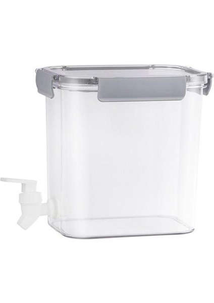 3.5l Gri 3.5/4.5l Soğuk Su Isıtıcısı Su Sürahisi Sürahi Büyük Kapasiteli Bal Drinkfles Soda Dispenseri Pet Musluk Tasarımı Limonata Sürahisi Mutfak Için (Yurt Dışından)