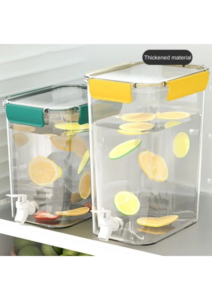 3.5l Gri 3.5/4.5l Soğuk Su Isıtıcısı Su Sürahisi Sürahi Büyük Kapasiteli Bal Drinkfles Soda Dispenseri Pet Musluk Tasarımı Limonata Sürahisi Mutfak Için (Yurt Dışından)
