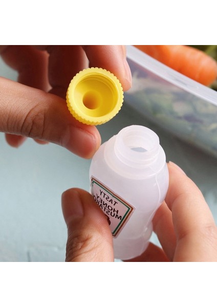 4 Adet 20ML 2 Adet/takım 25ML Mini Domates Ketçap Şişesi Taşınabilir Küçük Sos Kabı Salata Sosu Kiler S Bento Kutusu (Yurt Dışından) indirimleri