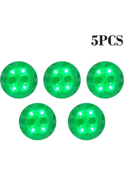 Yeşil 5 Adet 6.0 cm 40 Adet LED Coaster Aydınlık Şişe Çıkartmalar Işıkları 6 cm Noel Bar Için Lambalar Ktv Düğün Parti Kokteyl Içecek Bardak Vazo Dekor (Yurt Dışından)