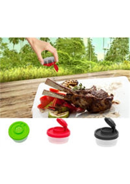 3 Adet 3 Adet Mini Tuz ve Biber Çalkalayıcı Piknik Açık Mutfak Yemek Kabı Seyahat Baharat Temizle Renkli Kapaklı Plastik Mühürlü Kavanoz Dağıtıcı (Yurt Dışından)