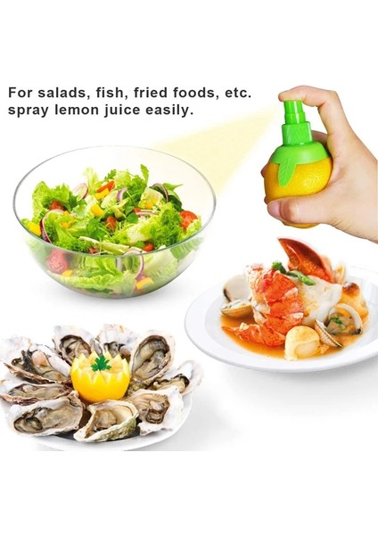 1 Adet 1 Adet Mutfak Aletleri Limon Püskürtücü Meyve Suyu Narenciye Sprey Portakal Suyu Sıkma Meyve Sıkacağı Mutfak Pişirme Araçları Yeni (Yurt Dışından) indirimleri