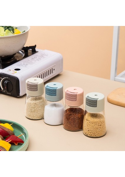 Pembe 0.5g Ölçüm Tuzluk Itme Tipi Tuzluk Tuz Tankı Şeker Şişesi Baharat Biber Tuzluk Spicejar Can Baharat Şişesi (Yurt Dışından)