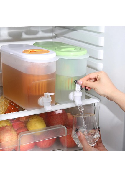 Turuncu 3.5l Soğuk Su Kovası Taşınabilir Soğuk Su Isıtıcısı Musluk Buzdolabı Buzlu Içecek Suyu Meyve Çaydanlık Buz Su Isıtıcısı Dağıtıcı (Yurt Dışından) fiyatları