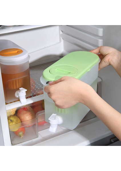 Turuncu 3.5l Soğuk Su Kovası Taşınabilir Soğuk Su Isıtıcısı Musluk Buzdolabı Buzlu Içecek Suyu Meyve Çaydanlık Buz Su Isıtıcısı Dağıtıcı (Yurt Dışından) fırsatları