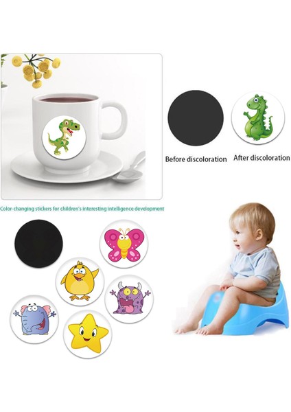 Rastgele 7 cm 5 Adet Çocuklar Işemek Hedefler Lazımlık Tuvalet Eğitimi Koltuğu Çıkartmalar Renk Değiştiren Çıkartmalar Çocuklar Yürümeye Başlayan Boys Kız 7 cm (Yurt Dışından)