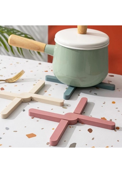 Saman Xs Katlanır Silikon Isıya Dayanıklı Ped Yemek Masası Mat Katlanabilir Kaymaz Tencere Tava Placemat Bulaşık Plaka Tutucu Coaster Mutfak Cocina (Yurt Dışından) fırsatları