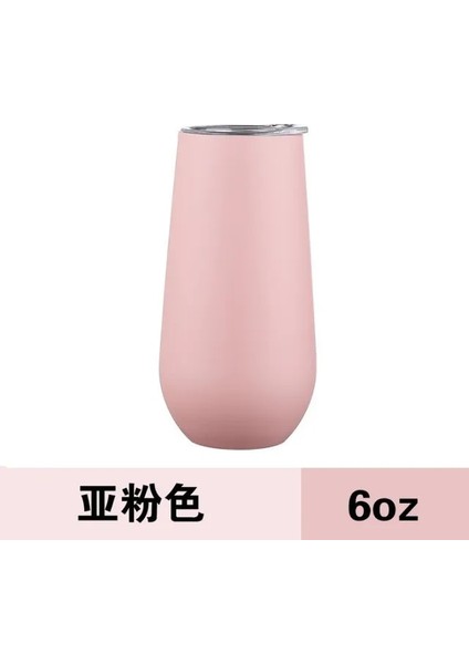 Pipetli 6oz 6oz 12OZ Şarap Yumurta Pipetli Kupa Fincan Kahve Süt Dayanıklı Taşınabilir Yerba Mate Çay Pipetli ve Kapaklı Kupa (Yurt Dışından)