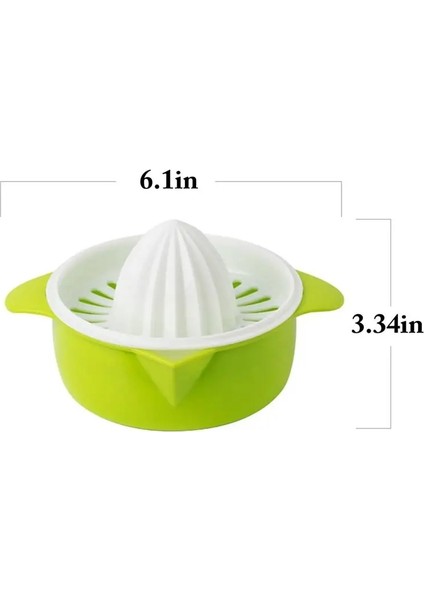 Stil 2 Kapmore 1 Adet Manuel Portakal Sıkacağı Mini Limon Sıkacağı Limon Sıkacağı Süzgeç Kase Meyve ve Sebze Araçları Aksesuarları (Yurt Dışından)