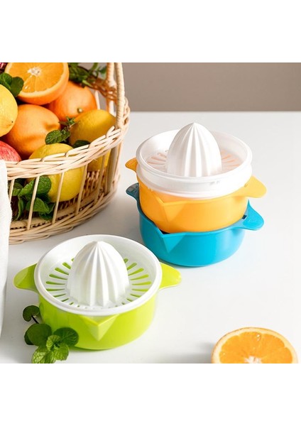 Stil 2 Kapmore 1 Adet Manuel Portakal Sıkacağı Mini Limon Sıkacağı Limon Sıkacağı Süzgeç Kase Meyve ve Sebze Araçları Aksesuarları (Yurt Dışından)