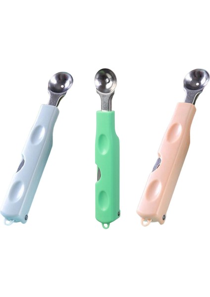 Pembe 3 In 1 Kavun Baller Mutfak Aletleri Asılı Delik ile Çok Amaçlı Karpuz Kesici Karpuz Dilimleme Parti Mutfak Için Açık (Yurt Dışından) fiyatları