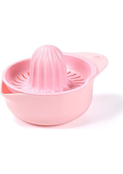 Pembe Taşınabilir Narenciye Sıkacağı Mutfak Gereçleri Plastik Manuel Portakal Limon Sıkacağı Çok Fonksiyonlu Meyve Sıkacağı Makinesi Mutfak Aksesuarları (Yurt Dışından)