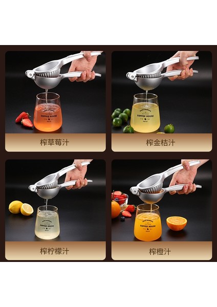 Stil 2 Çinko Alaşımı Paslanmaz Çelik Manuel Sıkacağı Şeker Kamışı Nar Portakal Suyu Ekstruder Ev Meyve Limon Presi Sıkacağı (Yurt Dışından) fırsatları