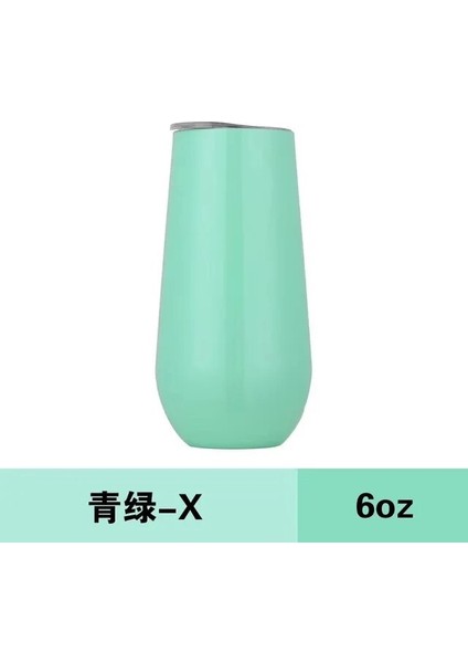 Pipetli 6oz 6oz 12OZ Şarap Yumurta Pipetli Kupa Fincan Kahve Süt Dayanıklı Taşınabilir Yerba Mate Çay Pipetli ve Kapaklı Kupa (Yurt Dışından)