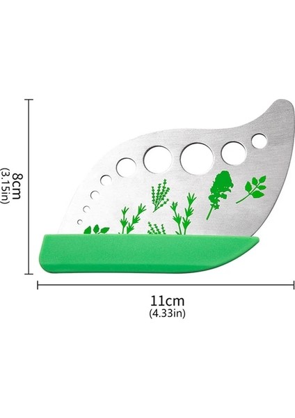 1 Adet Ot Kesici Striptizci Paslanmaz Çelik Mutfak Yaprak Sıyırma Aracı Metal Soyucu Kale Collard Greens Biberiye Striptizci (Yurt Dışından)