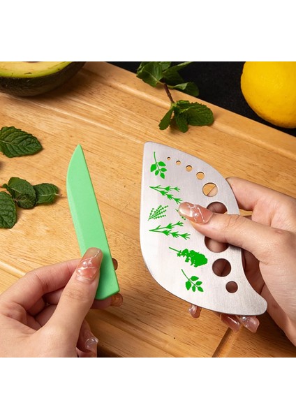1 Adet Ot Kesici Striptizci Paslanmaz Çelik Mutfak Yaprak Sıyırma Aracı Metal Soyucu Kale Collard Greens Biberiye Striptizci (Yurt Dışından) indirimleri