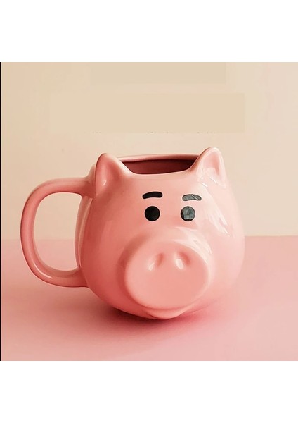 Kaşıksız 550ML Büyük Kapasiteli Karikatür Domuz Kahve Büyük Kupa Mikrodalga Isıtma Porselen Bardak Genç Süt Kaşıklı Fincan Su Şişesi Hediye Için (Yurt Dışından) fiyatları