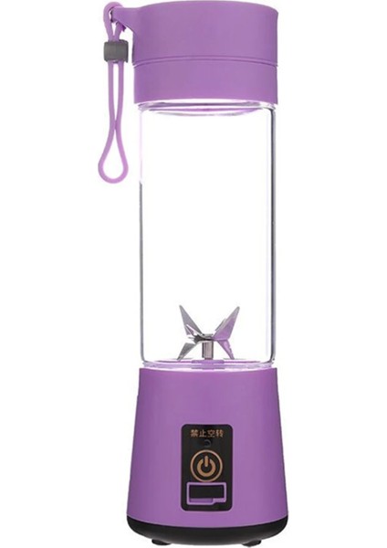 Mor Taşınabilir Elektrikli Meyve Sıkacağı 400 ml Limon Portakal Meyve Sıkacağı Çok Fonksiyonlu Mikser Meyve Smoothie Ev Aletleri (Yurt Dışından) fiyatları
