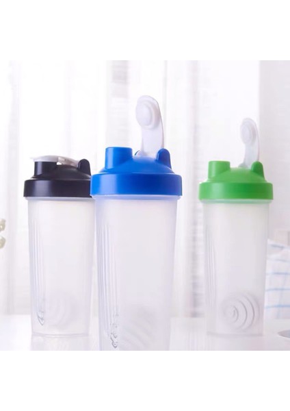 H 600 ml Shaker Şişe Spor Peynir Altı Suyu Proteini Karıştırma Şişesi Karıştırma Topu Bardak Açık Seyahat Taşınabilir Plastik Bardak Sızdırmaz Drinkware (Yurt Dışından)