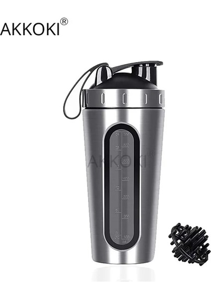 Gümüş Logo Özelleştirme 28 Oz Peynir Altı Suyu Protein Tozu Spor Shaker Şişesi Su Şişesi Spor Salonu Beslenme Blender Kupası Paslanmaz Çelik Extreme Spor Uzay Kupası (Yurt Dışından)