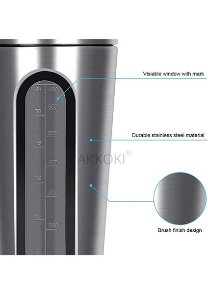 Gümüş Logo Özelleştirme 28 Oz Peynir Altı Suyu Protein Tozu Spor Shaker Şişesi Su Şişesi Spor Salonu Beslenme Blender Kupası Paslanmaz Çelik Extreme Spor Uzay Kupası (Yurt Dışından) fırsatları