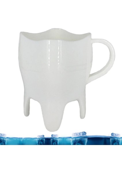 101-200 ml 1 Parça Diş Şekilli Yenilik Hediye Abs Kahve Fincanı Ev Restoran Için Kulplu Fincan Seyahat Yaratıcı Kişilik (Yurt Dışından)
