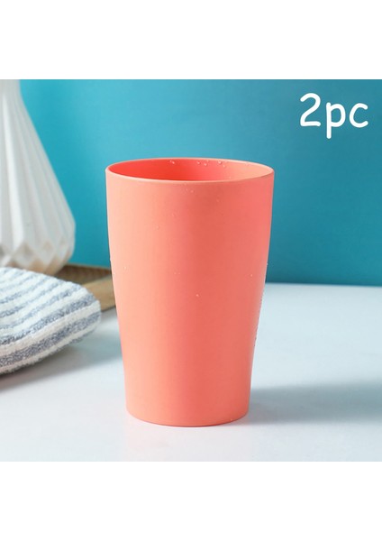 Mavi 2pc Pp Plastik Bardaklar Gargara Bardak Soğuk Su Bardakları Çocuk Sofra Bardak Seti Yıkama Bardak Z Cam Kupa (Yurt Dışından)