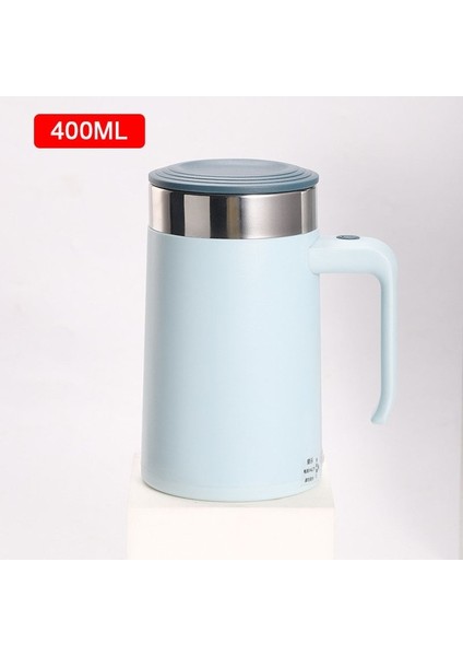 400ML Mavi 301-400ML Otomatik Kendiliğinden Karıştırılan Manyetik Kupalar USB Şarj Edilebilir Elektrikli Akıllı Karıştırma Kahve Fincanı Ev Açık Protein Tozu Karışık Bardak (Yurt Dışından)