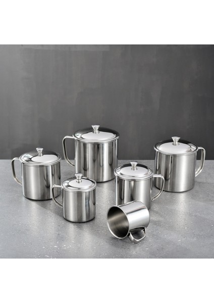 Özelleştirilmiş Değil 260 ml Kapaksız Dıy Özelleştirilmiş Metin Kişiselleştirilmiş 304 Paslanmaz Çelik Parlatma Su Kupaları Çocuk Kapaklı Kupa Metal Kapaklı Bardak Bira Bardakları (Yurt Dışından)