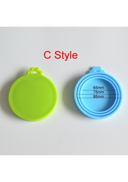 C Mavi Yeniden Kullanılabilir Gıda Depolama Taze Tutmak Teneke Kapak Kutular Kapak Pet Konserve Kutu Kapağı Silikon Konserve Kapağı Çeşitli Boyutlarda Mühürlü Taze Kapak (Yurt Dışından)