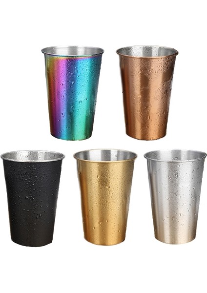 Gümüş 500ML Bira Bardağı 350/500ML 304 Paslanmaz Çelik Kahve Fincanı Nordic Ins Soğuk Içecek Suyu Süt Çay Bardağı Ev Tumbler Soğuk Bardak (Yurt Dışından) modelleri