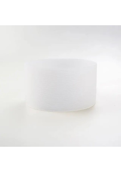 Şeffaf 16 Renk 9.5 cm Silikon Bardak Kol Isı Yalıtımlı 95 mm Çizgili Kaymaz Sarar Cam Bardak Kol Su Şişesi Su Isıtıcısı Kapağı (Yurt Dışından)