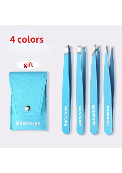 Gök Mavisi 4 Adet Paslanmaz Çelik Kaş Cımbızı (Yurt Dışından) fiyatları