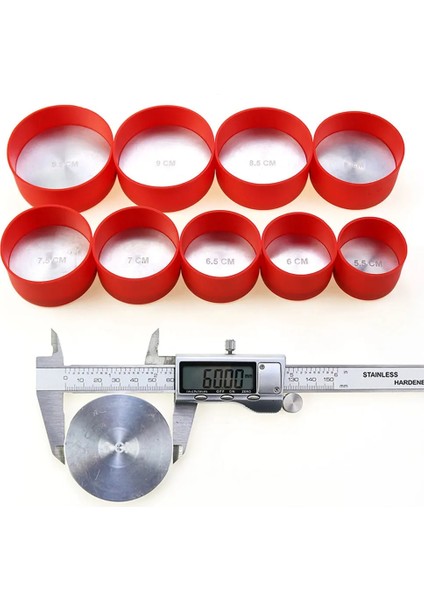 Gül Kırmızı 17 Renk 6.0cm Silikon Kaymaz Bardak Alt Kapak 60MM Isı Yalıtımı Alt Kapak Şişe Kapağı Bardak Kapağı Silikon Taban (Yurt Dışından)