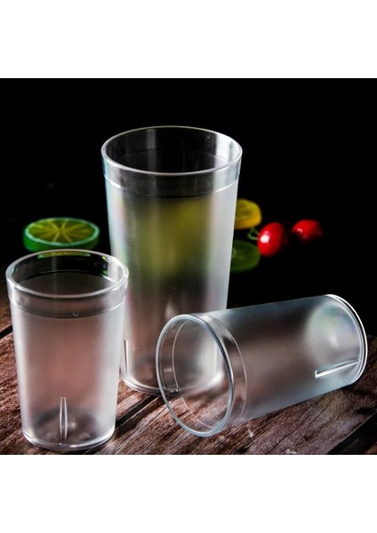 470ML 210ML/270ML/340ML/470ML Şeffaf Buzlu Bardak, Plastik Su Bardağı, Damla Geçirmez Bira Bardağı, Hong Kong Tarzı Çay Restoran Çay Bardağı (Yurt Dışından)
