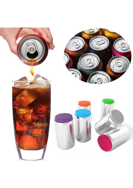 2 Adet Mavi Yeniden Kullanılabilir Içecek Kutusu Kapakları Içecek Kutusu Kapakları Soda Kapağı Koruyucuları Kutu Silikon Sızdırmazlık Şişesi Kapağı Sızdırmaz Sızdırmazlık Kapağı (Yurt Dışından)