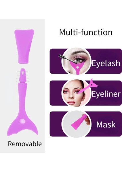 No.2 Marscara Çizim Dudak Çubukları Giyen Yardım Gözler Makyaj Şablonları Silikon Eyelinerler Makyaj Şablonları Kanat Ipuçları Güzellik Şekillendirme Araçları (Yurt Dışından) fırsatları
