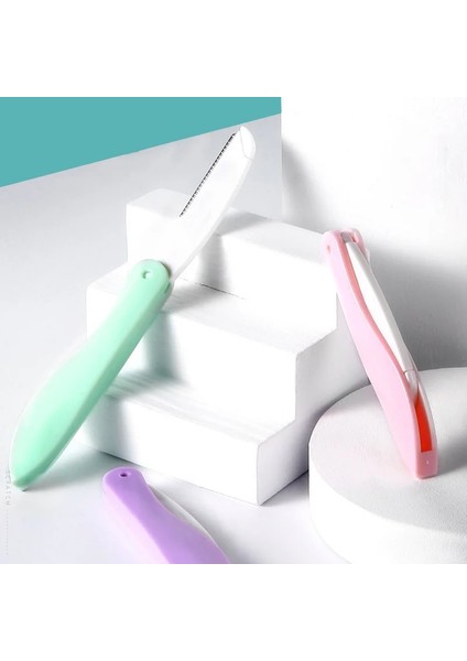 D 3 Parça Kadın Kaş Düzeltici Şekillendirici Metal Katlanır Ustura (Yurt Dışından) indirimleri