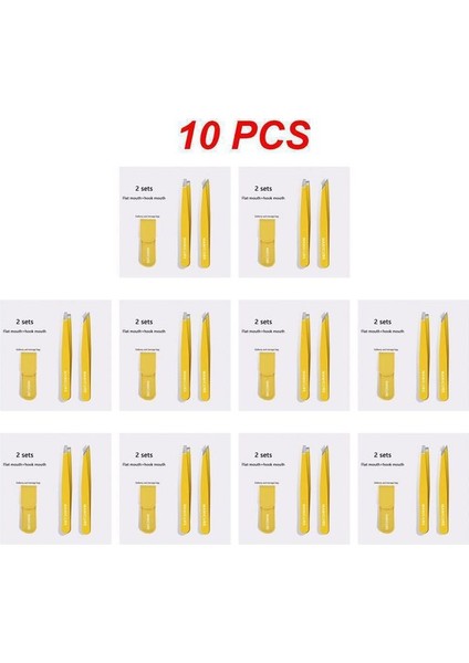 Stil C 10 Adet 1 ~ 10 Adet Renkli Paslanmaz Çelik Cımbız (Yurt Dışından)