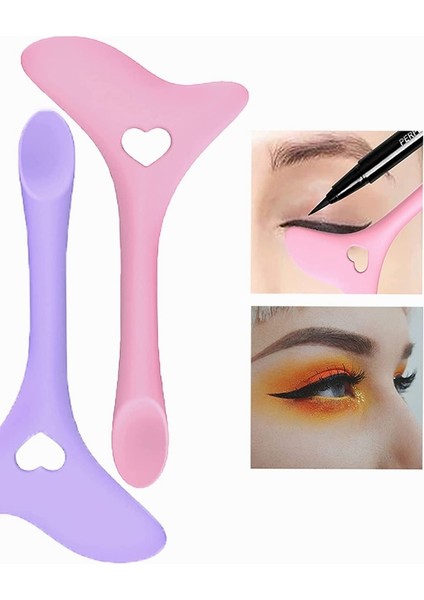 Sarı Yeni Çok Fonksiyonlu Makyaj Eyeliner Yardımcı Kirpik Göz Farı Ruj Konumlandırma Silikon Eyeliner Yardımcı Makyaj Aracı (Yurt Dışından) modelleri