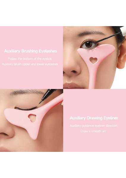 03 2023 Silikon Eyeliner Şablonlar Kanat Ipuçları Marscara Çizim Ruj Giyen Yardım Yüz Kremi Maske Aplikatör Makyaj Aracı Yeniden Kullanılabilir (Yurt Dışından) fırsatları