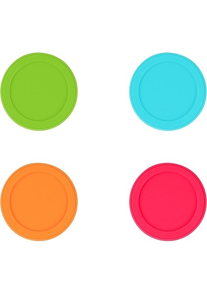 Silikon 4 Adet 12 Toz Geçirmez Saklama Kapakları Gıda Konserve Kapakları Plastik Sıkı Mühür Konserve Kapakları Sızdırmaz Mason Konserve Kavanozu Kapak Konserve Için Iyi (Yurt Dışından)