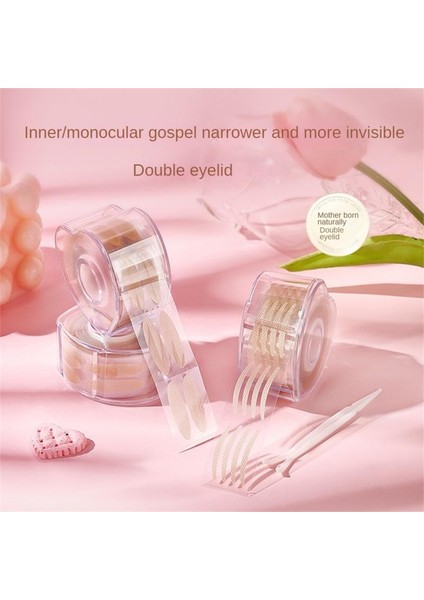02 Skyvii Büyük Göz Kapağı Bant Etiket Çift Katlı Kendinden Yapışkanlı Çift Göz Kapağı Yama Çıkartmalar S/l Makyaj Temizle Bej Görünmez Aracı Yeni (Yurt Dışından)