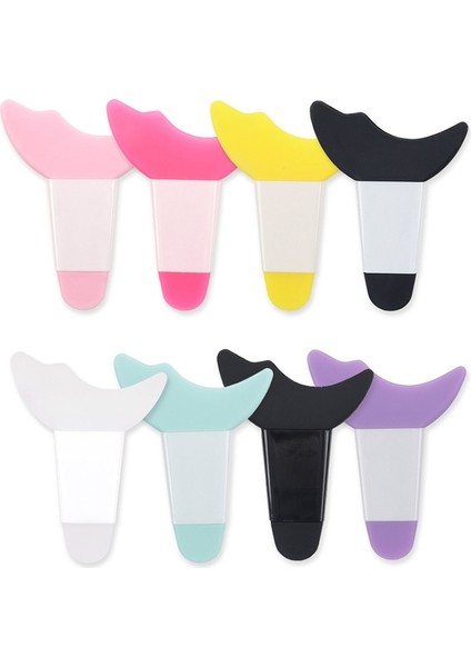 Mavi Silikon Göz Farı Eyeliner Stencil Marscara Ruj Stencil Kozmetik Göz Farı Aracı Makyaj Eyeliner Kaş Şekillendirici Şablon (Yurt Dışından) fiyatları