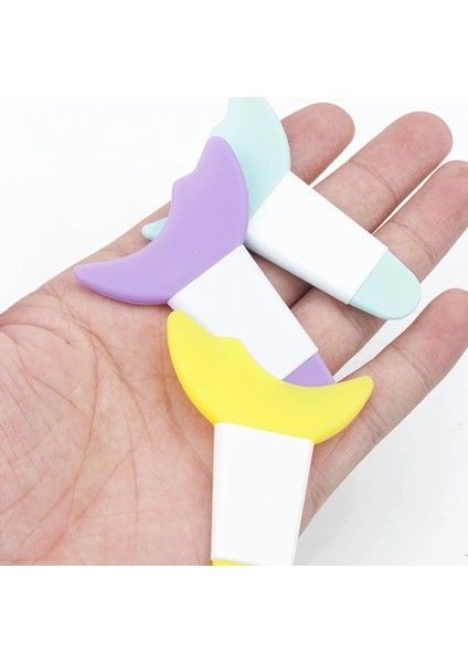 Mavi Silikon Göz Farı Eyeliner Stencil Marscara Ruj Stencil Kozmetik Göz Farı Aracı Makyaj Eyeliner Kaş Şekillendirici Şablon (Yurt Dışından) fırsatları